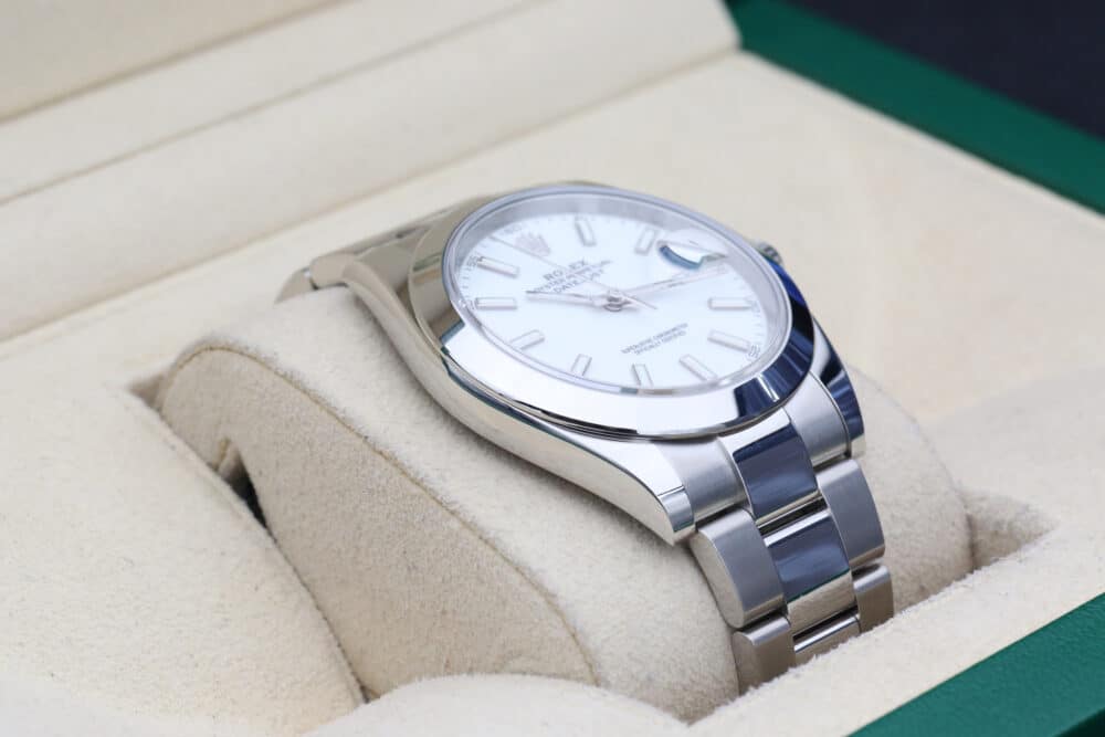 Rolex 126300 White Index DATEJUST  41mm 2023 - Image 7