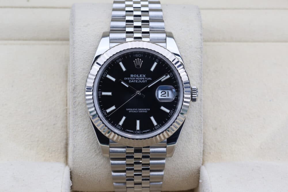 Rolex 126334 Black Index DATEJUST 41mm 2018