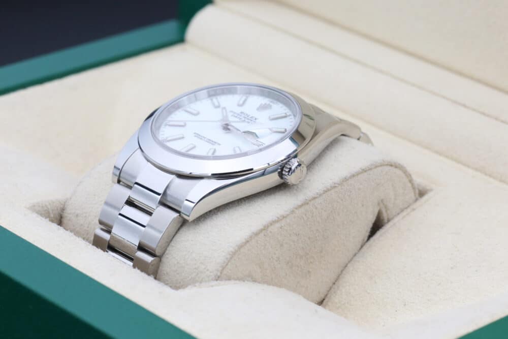 Rolex 126300 White Index DATEJUST  41mm 2023 - Image 5