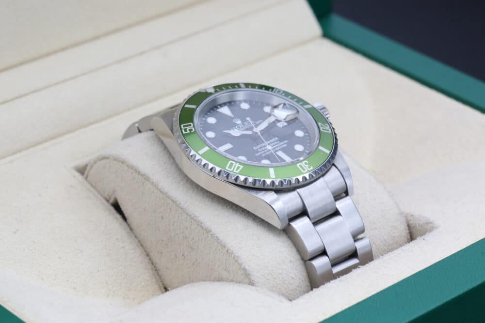 Rolex 16610LV Black SUBMARINER 40mm 2004 KERMIT FLAT 4 - Image 6