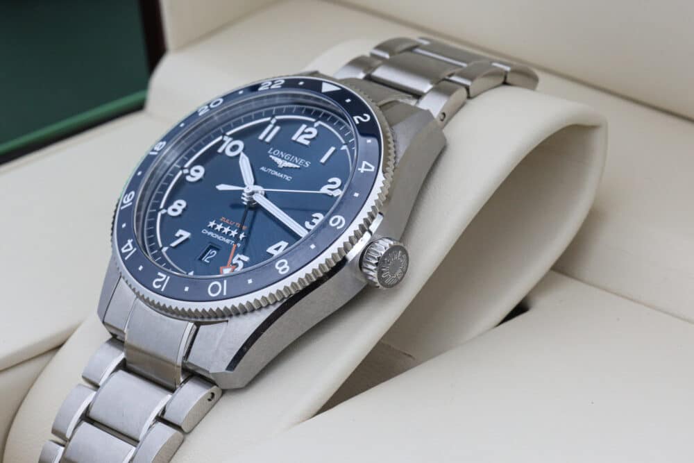 longines L3.812.4.93.6 Blue ZULU TIME GMT  40mm 2022 - Image 2