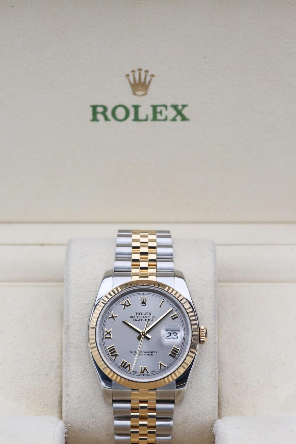 Rolex 116233 Silver Roman DATEJUST  36mm 2007 - Image 2