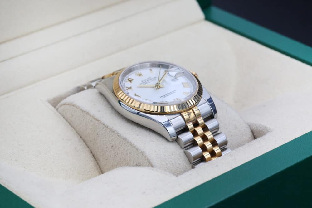 Rolex 116233 White Roman DATEJUST  36mm 2008 - Image 6