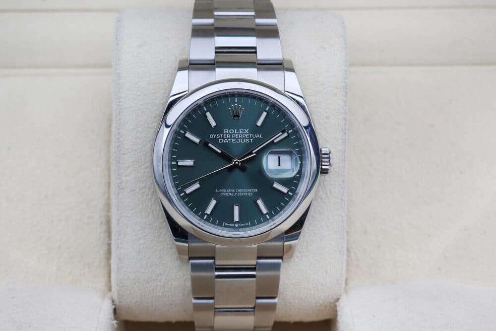 Rolex 126200 Mint Green DATEJUST 36mm 2023