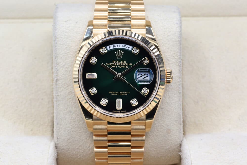 Rolex 128238 Green Ombré DAY DATE  36mm 2023