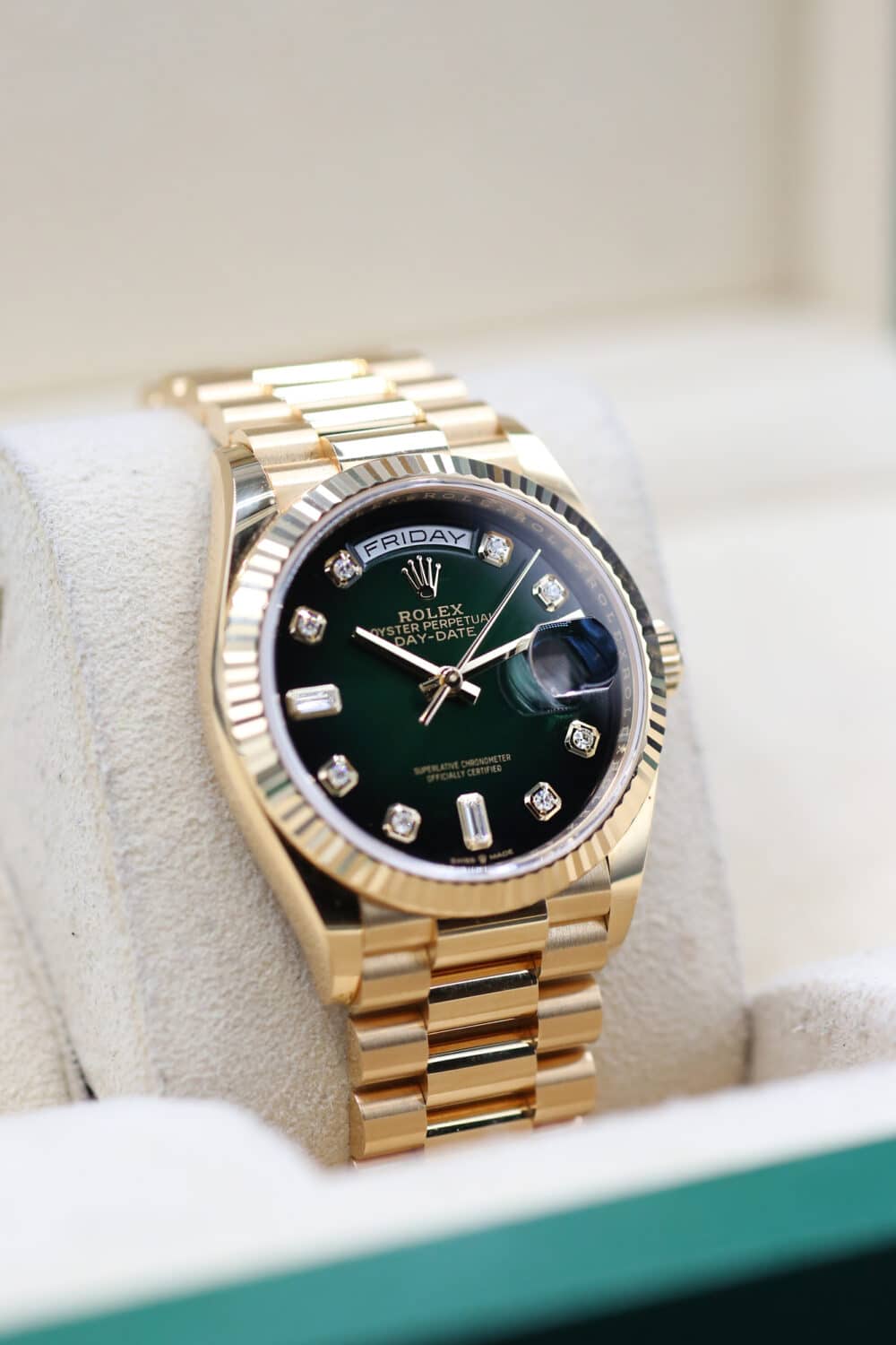 Rolex 128238 Green Ombré DAY DATE  36mm 2023 - Image 5