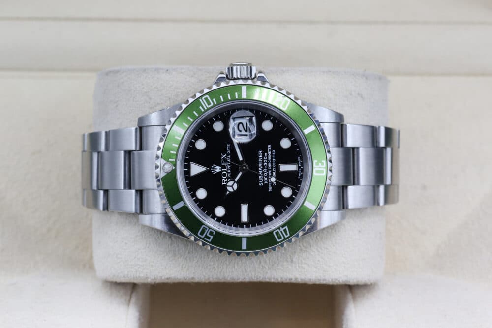 Rolex 16610LV Black SUBMARINER 40mm 2004 KERMIT FLAT 4 - Image 4