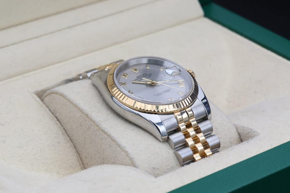 Rolex 116233 Silver Roman DATEJUST  36mm 2007 - Image 7