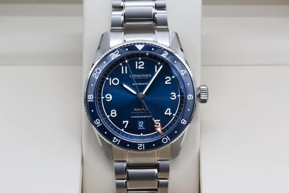 longines L3.812.4.93.6 Blue ZULU TIME GMT  40mm 2022