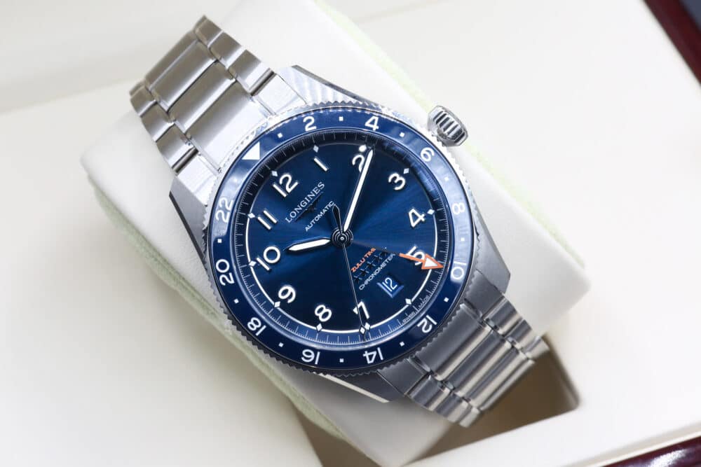 longines L3.812.4.93.6 Blue ZULU TIME GMT  40mm 2022 - Image 5