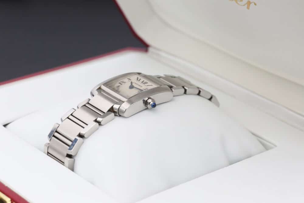 Cartier 2384 White Roman TANK FRANÇAISE 20mm - Image 5