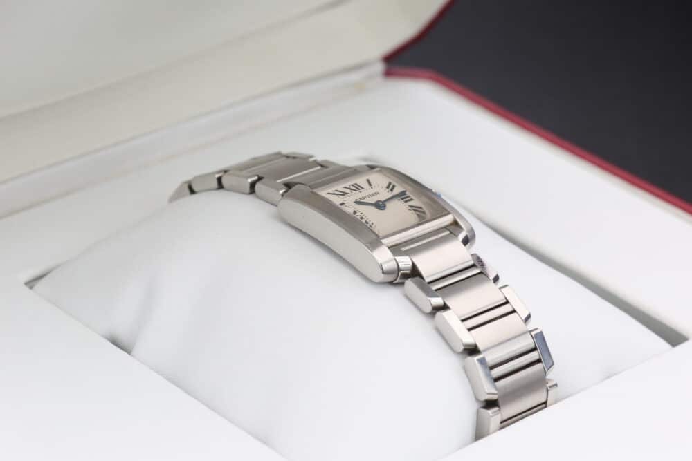 Cartier 2384 White Roman TANK FRANÇAISE 20mm - Image 6