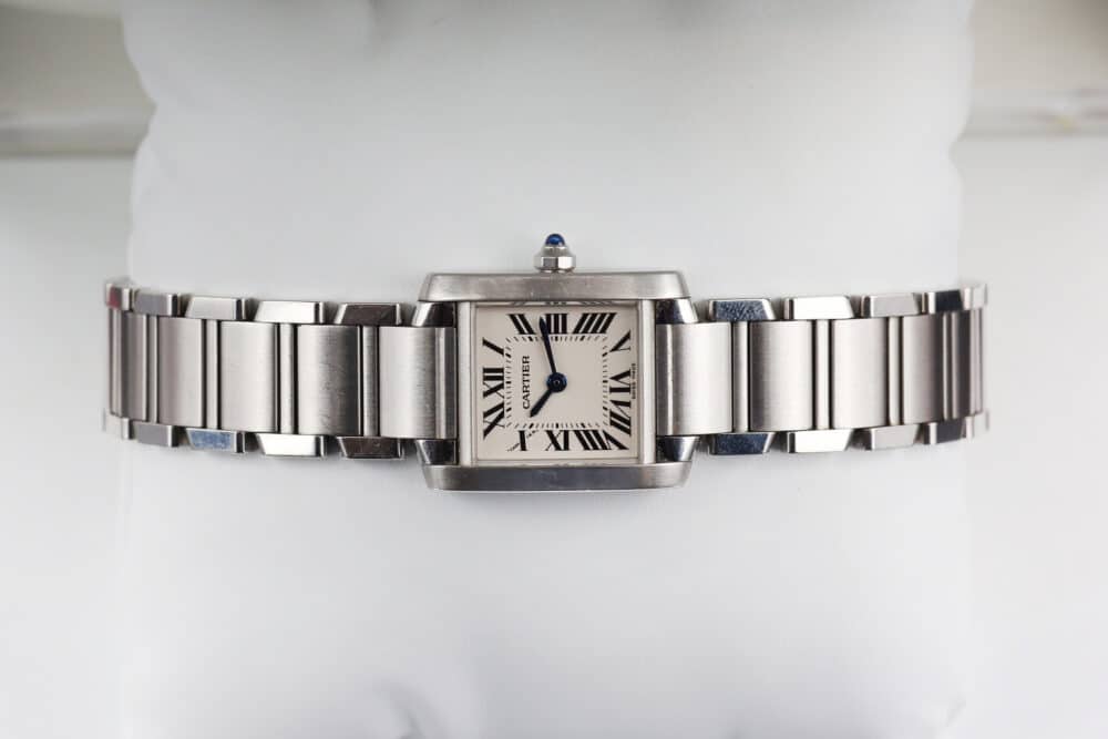 Cartier 2384 White Roman TANK FRANÇAISE 20mm - Image 4