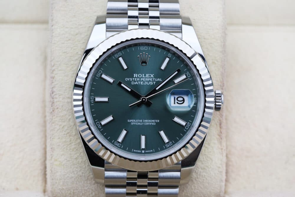 Rolex Datejust Mint Green 126334 41mm 2024