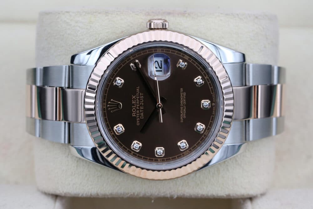Rolex Datejust Chocolate Diamond 126331 41mm 2023 - Image 4