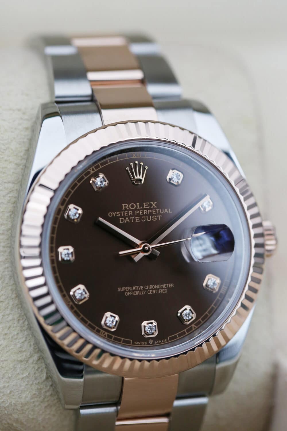 Rolex Datejust Chocolate Diamond 126331 41mm 2023 - Image 2