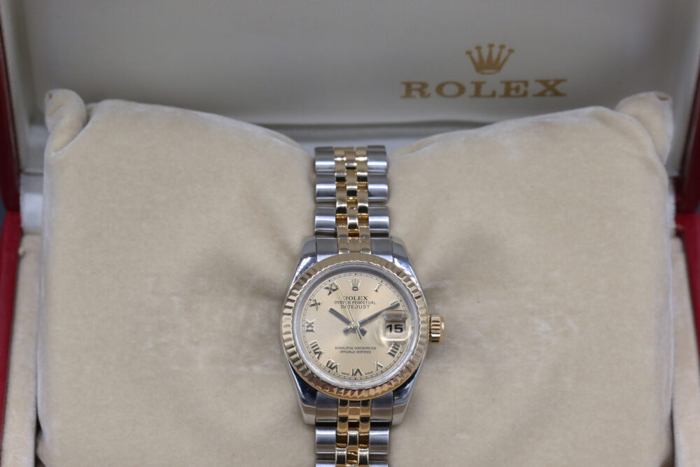 Rolex 179173 Champagne Roman DATEJUST 26mm 2007 - Image 3