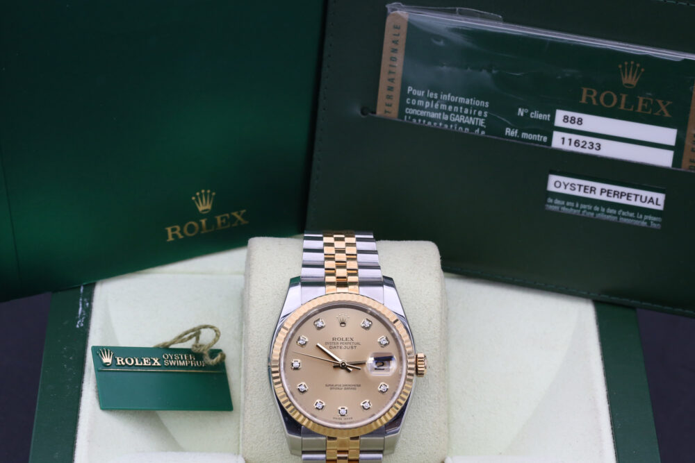 Rolex 116233 Champagne DATEJUST 36mm 2010 - Image 5