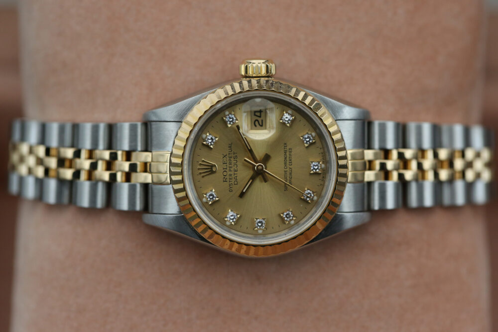 Rolex 69173 Champagne DATEJUST 26mm 1992 - Image 2
