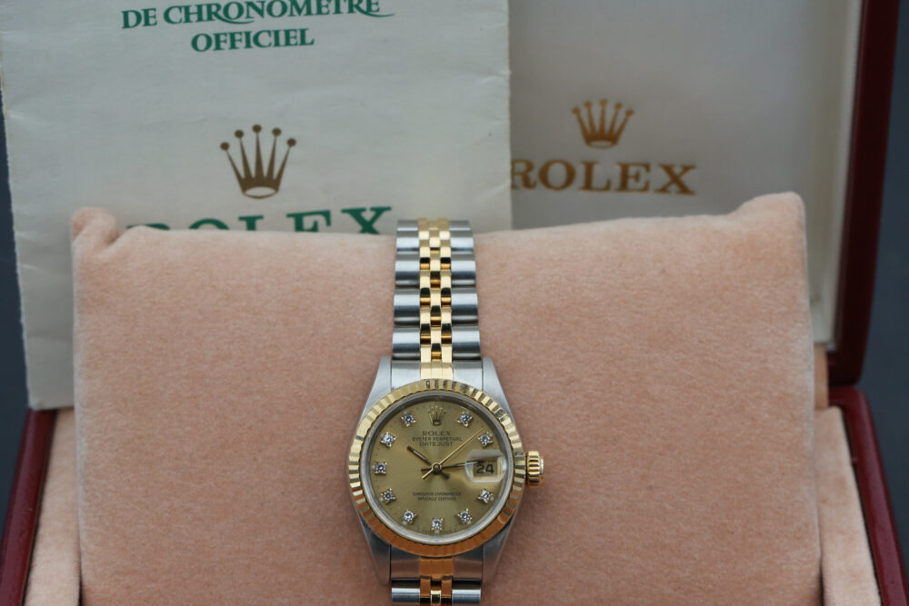 Rolex 69173 Champagne DATEJUST 26mm 1992 - Image 5