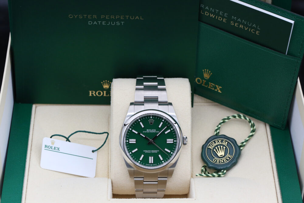 Rolex 124300 Green OYSTER PERPETUAL 41mm 2024 - Image 5