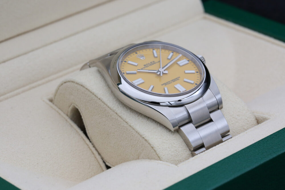 Rolex 124300 Yellow OYSTER PERPETUAL 41mm 2020 - Image 7