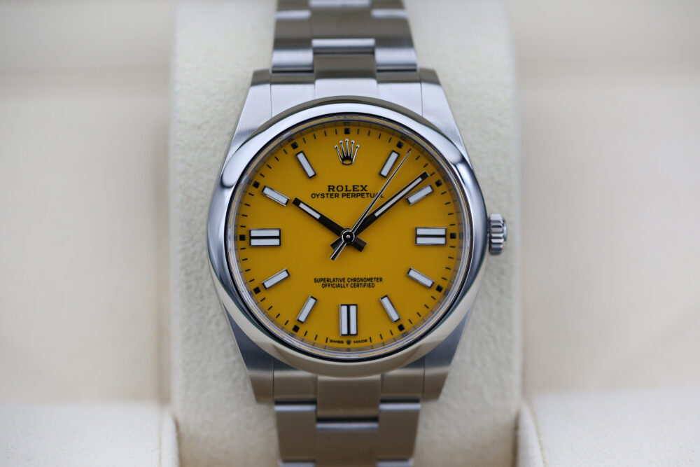 Rolex 124300 Yellow OYSTER PERPETUAL 41mm 2020