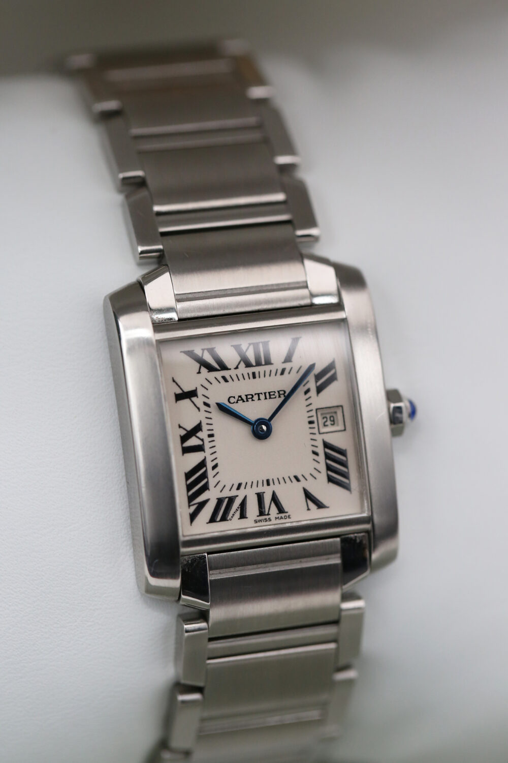 Cartier 2465 White CARTIER TANK FRANÇAISE 25mm 2013 - Image 2