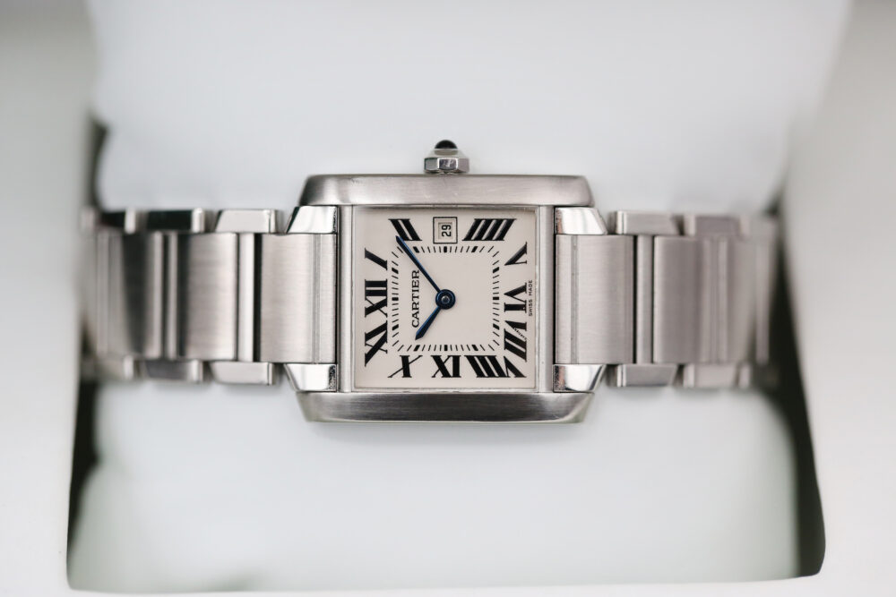 Cartier 2465 White CARTIER TANK FRANÇAISE 25mm 2013 - Image 3