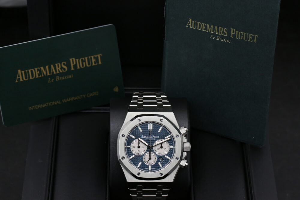Audemars Piguet 26331ST.OO.1220ST.01 Blue Chronograph ROYAL OAK 41mm 2021 - Image 5