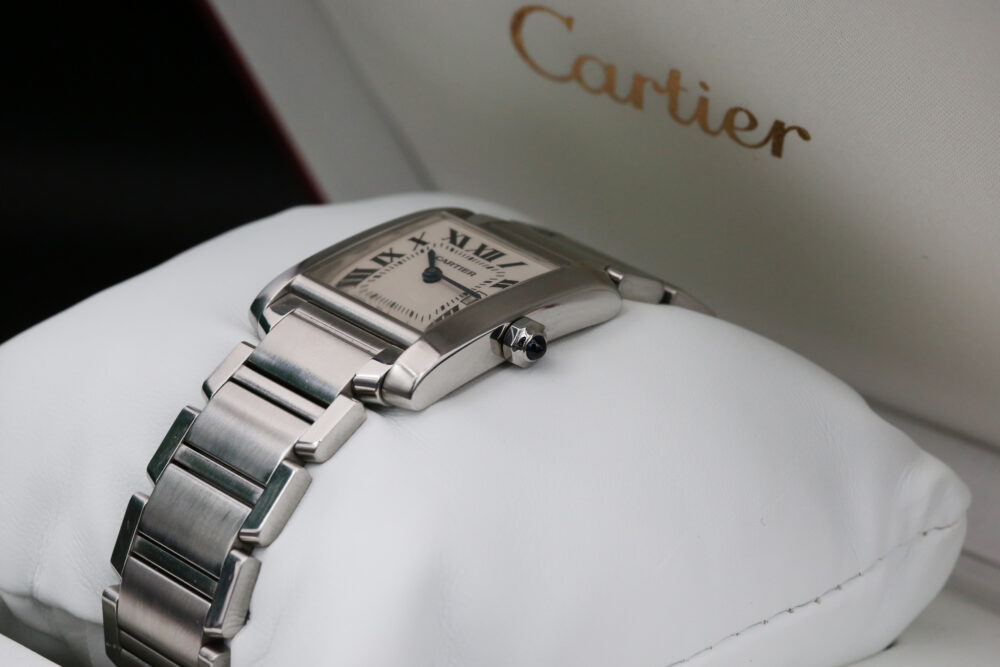 Cartier 2465 White CARTIER TANK FRANÇAISE 25mm 2013 - Image 6