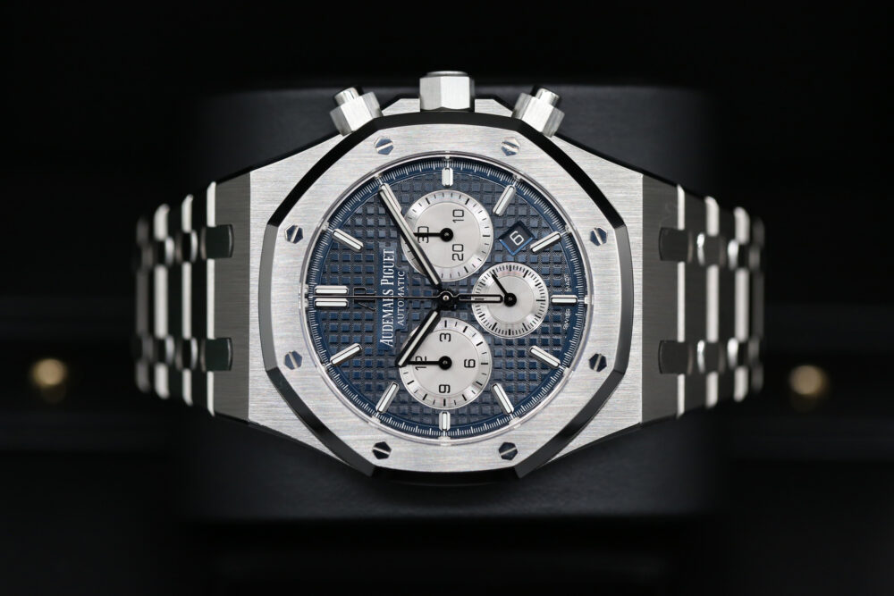 Audemars Piguet 26331ST.OO.1220ST.01 Blue Chronograph ROYAL OAK 41mm 2021 - Image 3