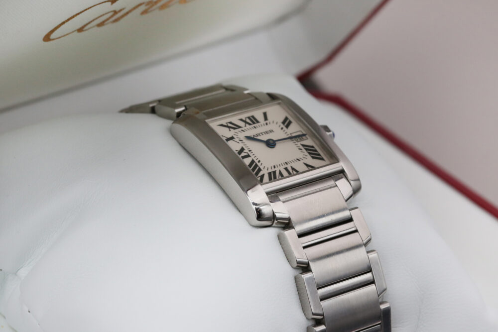 Cartier 2465 White CARTIER TANK FRANÇAISE 25mm 2013 - Image 7