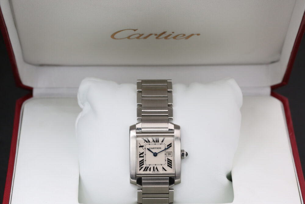 Cartier 2465 White CARTIER TANK FRANÇAISE 25mm 2013 - Image 4