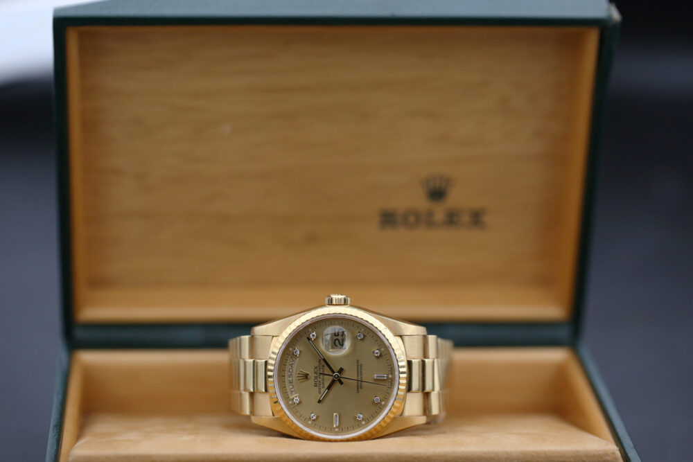 Rolex 18238 Champagne DAY-DATE 36mm 1990 - Image 4