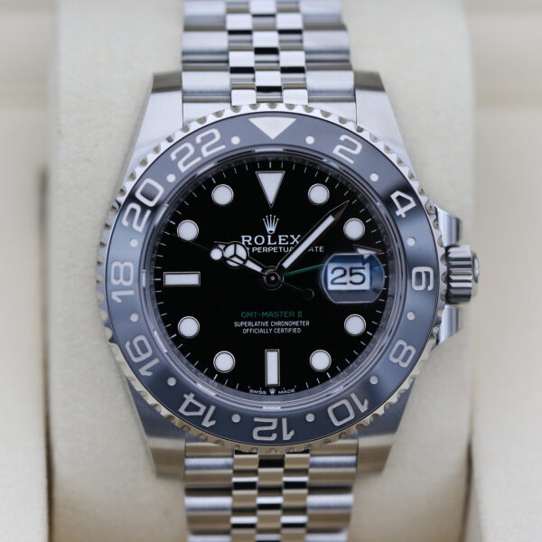 Rolex 126710GRNR Black GMT MASTER II 40mm 2025 Bruce Wayne