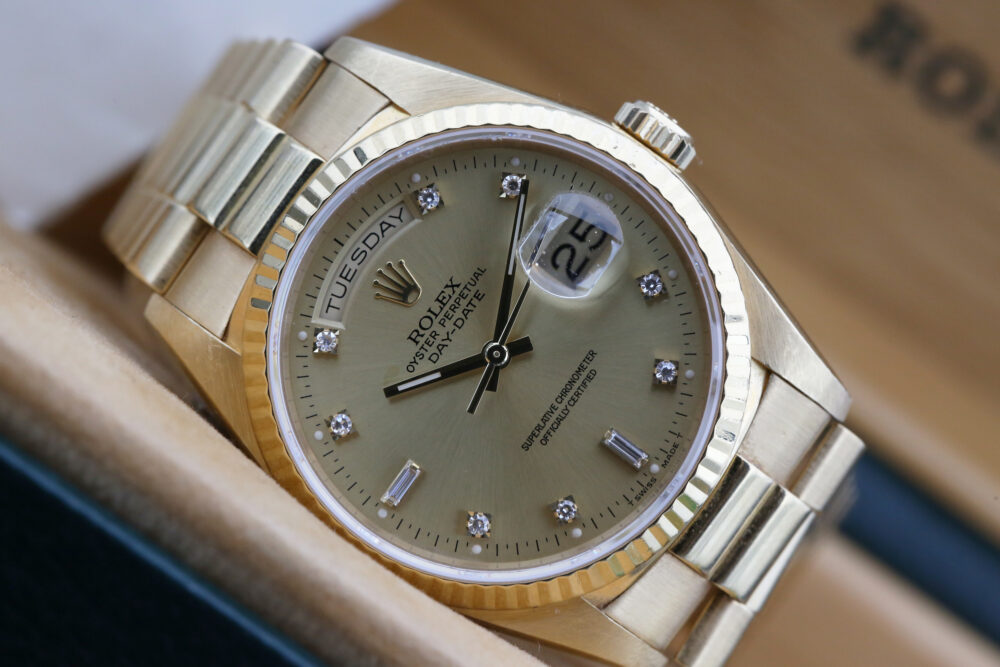 Rolex 18238 Champagne DAY-DATE 36mm 1990 - Image 2
