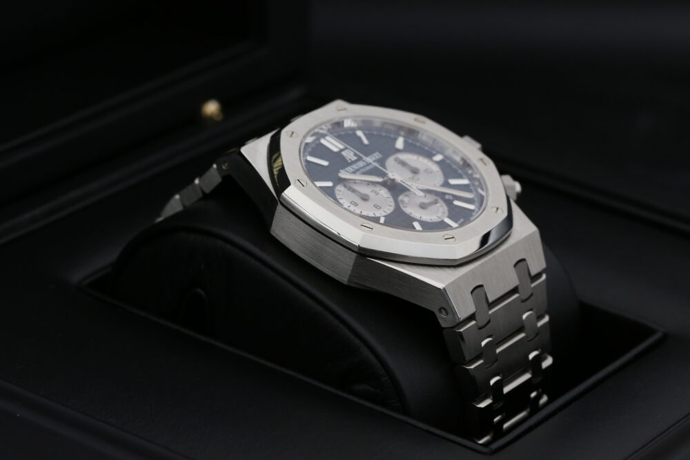 Audemars Piguet 26331ST.OO.1220ST.01 Blue Chronograph ROYAL OAK 41mm 2021 - Image 7