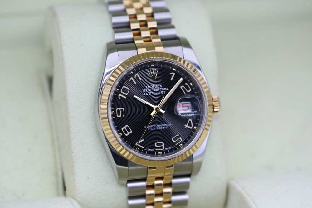 Rolex 116233 Black Arabic DATEJUST 36mm 2017 - Image 2