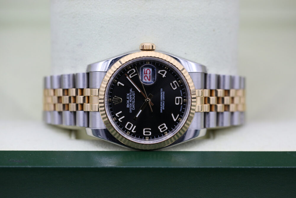 Rolex 116233 Black Arabic DATEJUST 36mm 2017 - Image 3