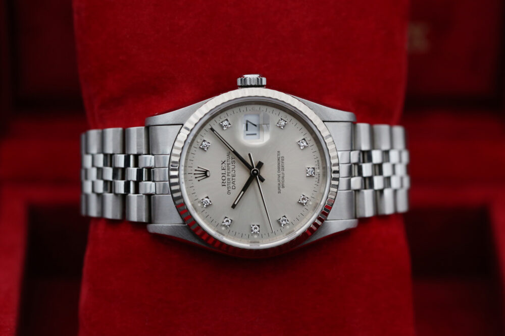 Rolex 16234 Silver DATEJUST 36mm 1990 - Image 3