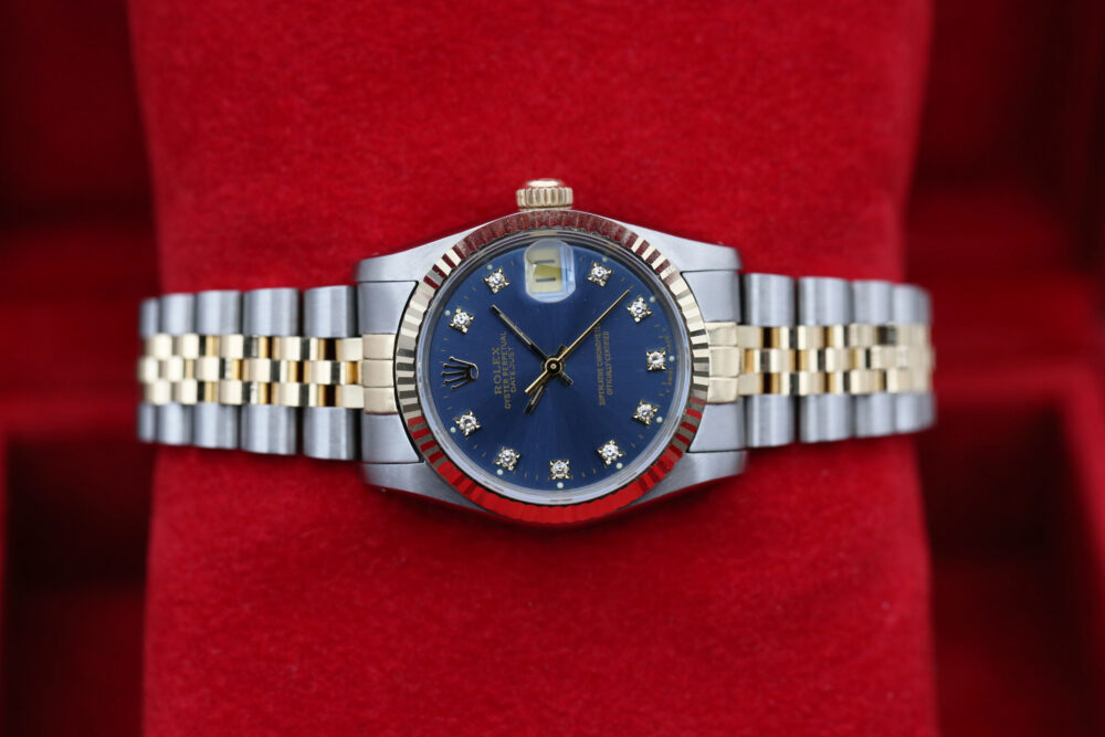Rolex 68273 Blue Diamond DATEJUST 31mm 1989 - Image 3