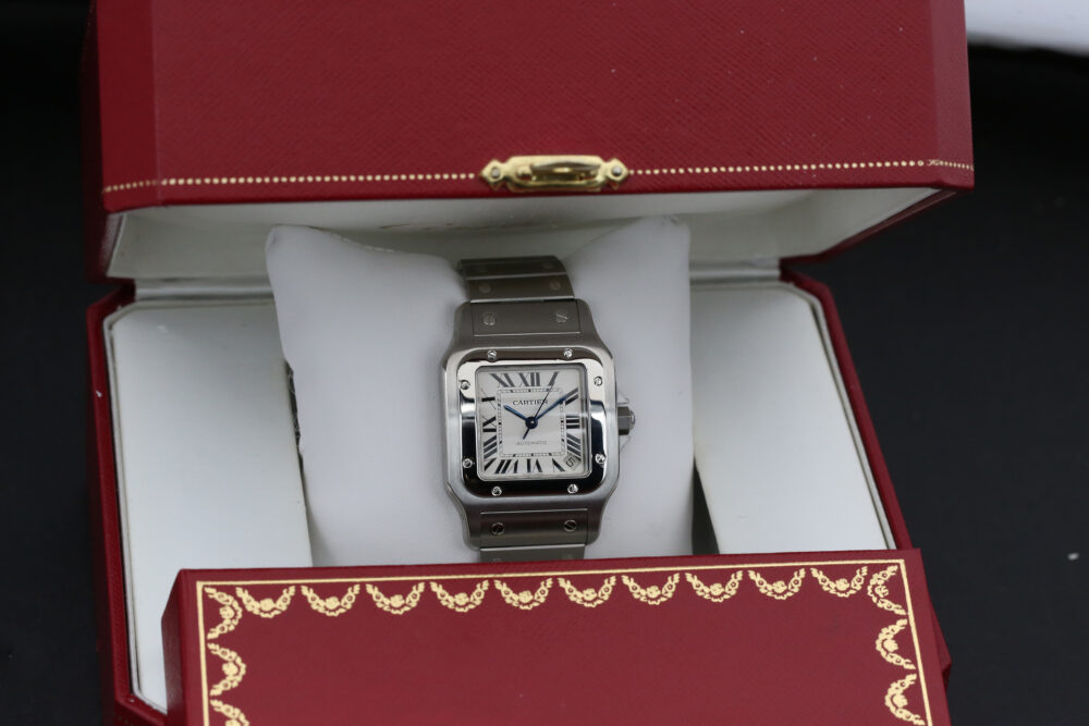 Cartier W20098D6 White SANTOS 36mm 2013 - Image 5