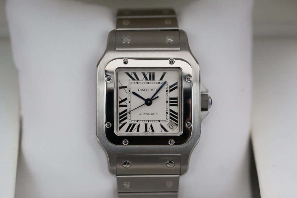 Cartier W20098D6 White SANTOS 36mm 2013