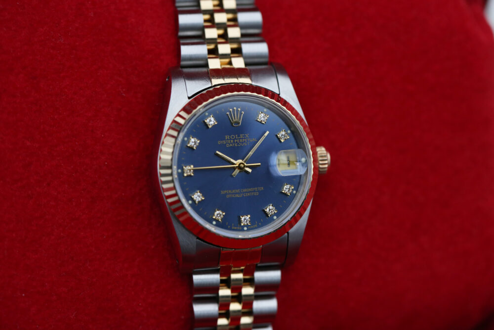 Rolex 68273 Blue Diamond DATEJUST 31mm 1989 - Image 2