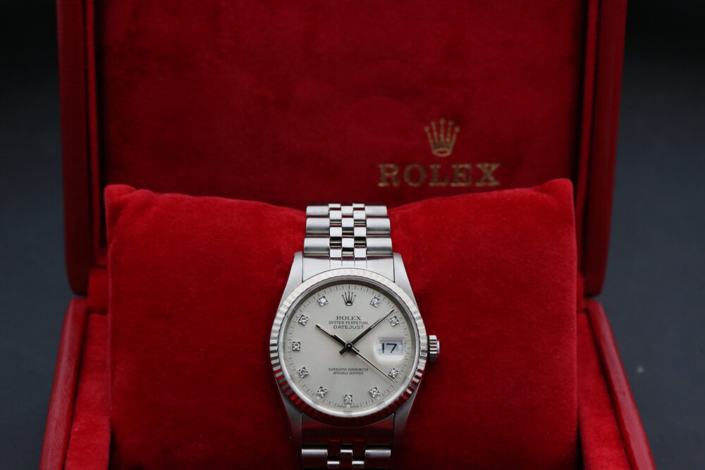 Rolex 16234 Silver DATEJUST 36mm 1990 - Image 4
